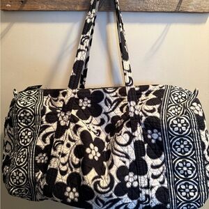 Retired Pattern: Vera Bradley Large Duffle Shoulder Travel Bag - Day and Night